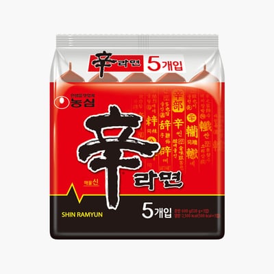 Shin Ramyun Original 120g x 5 pack